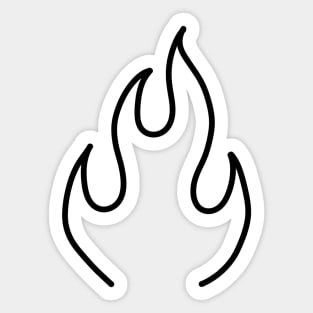 Fire Flame Sticker